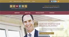 Desktop Screenshot of bowersadvisorygroup.com